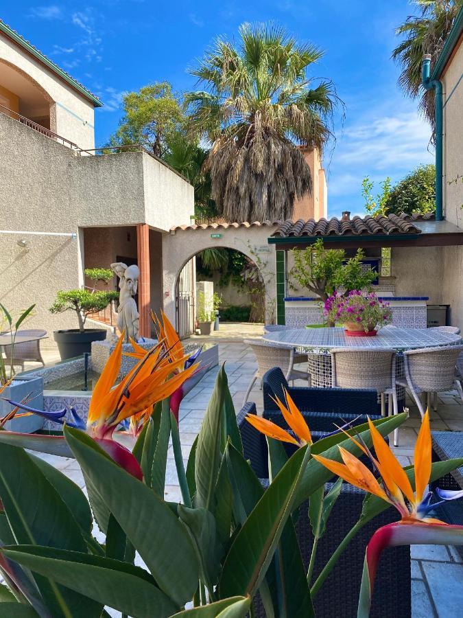 Logis Hotel Les II Mas - Perpignan Sud Cabestany Exterior foto