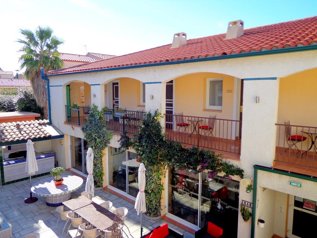 Logis Hotel Les II Mas - Perpignan Sud Cabestany Exterior foto