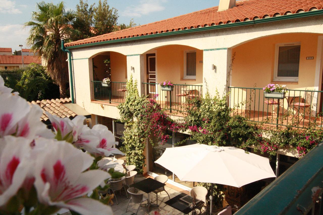 Logis Hotel Les II Mas - Perpignan Sud Cabestany Exterior foto