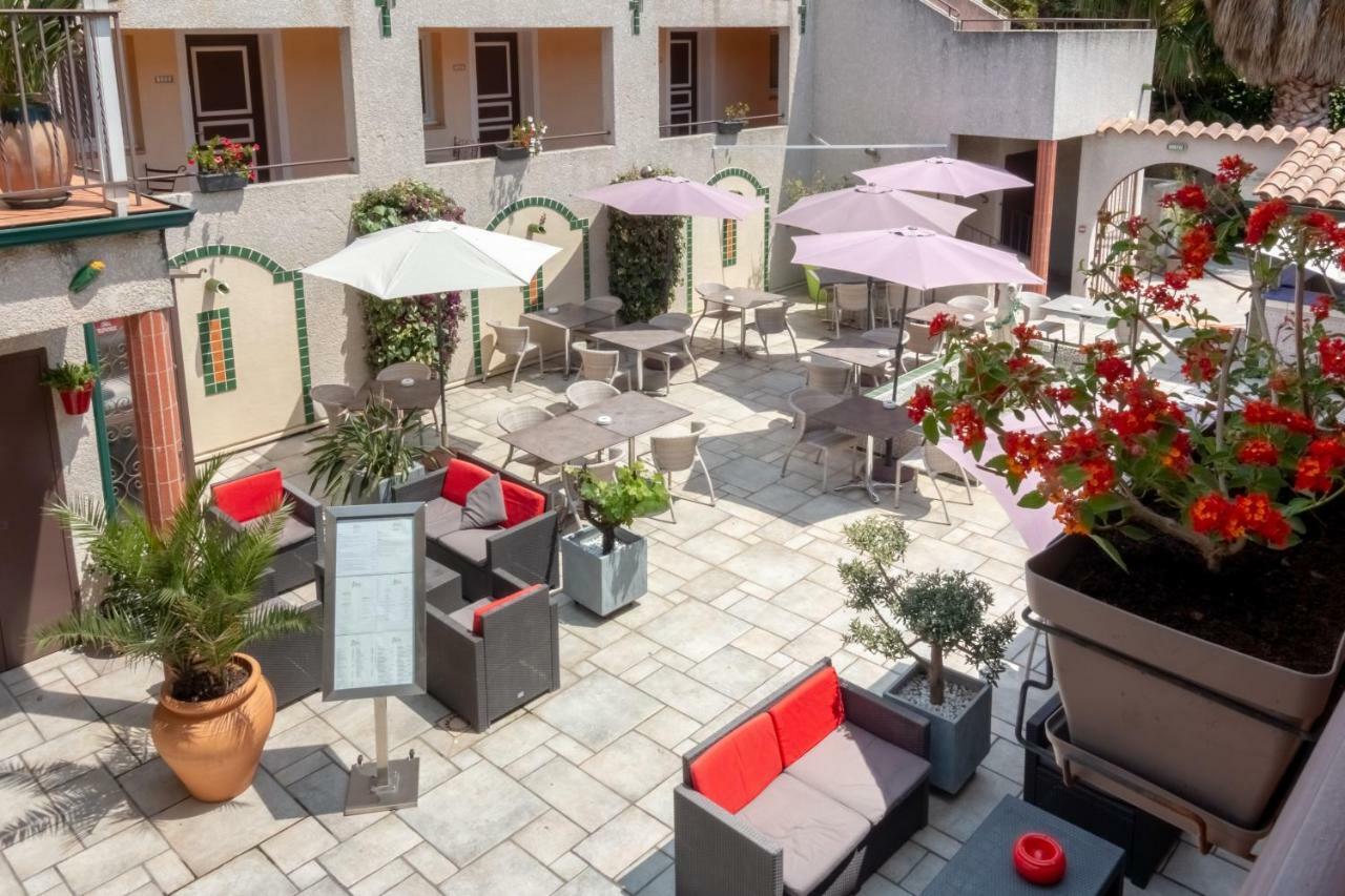 Logis Hotel Les II Mas - Perpignan Sud Cabestany Exterior foto